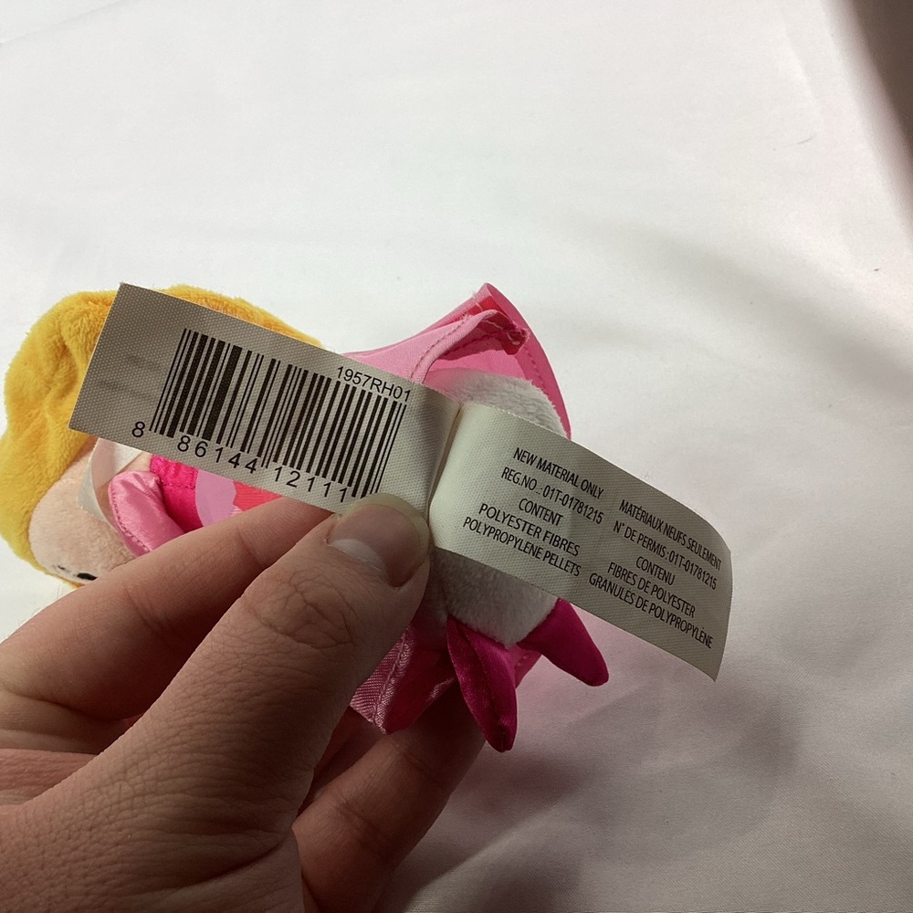 Just Play Disney Princess Aurora Sleeping Beauty Stylized 6” Bean Plush Doll Toy - Picture 7 of 10